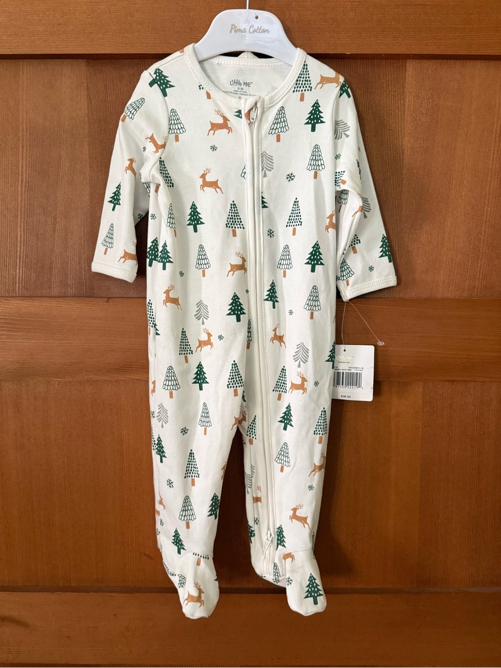 Little Me Foot Pajama & Hat New 6 Months